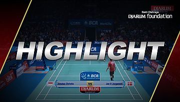 Jan O Jorgensen (Denmark) VS Jonatan Christie (Indonesia)