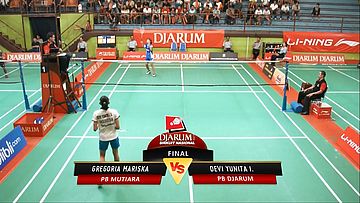 Gregoria Mariska (PB MUTIARA) VS Devi Yunita L. (PB DJARUM)