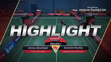 Ummy Ghoriibah (Emas Centre Jambi) VS Anonim Martila (Angkasa Prestasi Gemilang)