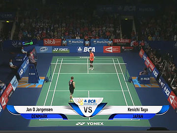 Kenichi Tago (JPN) VS Jan O Jorgensen (DEN)