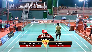 Joyireh Avi Manasye (PB DJARUM) VS WIldan (PPLP DKI JAKARTA)