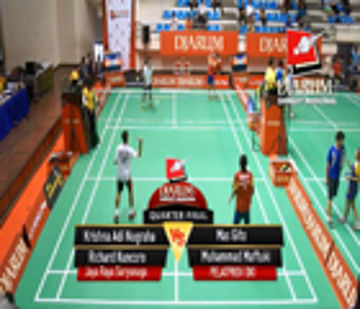 Krishna Adi Nugraha / Richard Kuncoro (JAYA RAYA SURYANAGA) VS Mas Gito / Muhammad Maftuki (PELATPROV DKI)