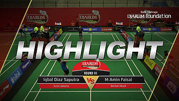 Iqbal Diaz Saputra (Exist Jakarta) VS Muhammad Amin Faisal (Berkat Abadi)