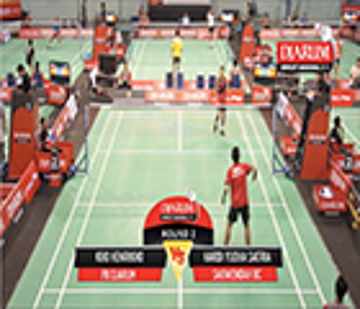 Kho Henrikho Wibowo (PB DJARUM) VS Herdi Yuda Satria (SARWENDAH BC)