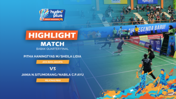 Highlight Match Day 4 - Pitha Haningtyas Mentari / Sheila Lidia (Jaya Raya Jakarta) vs Jania Novalita Situmorang / Nabila Cahya Permata Ayu (Pelatnas PBSI)