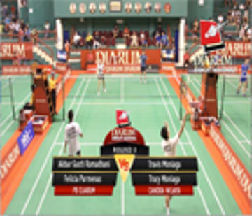 Akbar Gusti R. / Felicia Parmenas (PB DJARUM) VS Travis Moniaga / Tracy Moniaga (CANDRA WIJAYA)