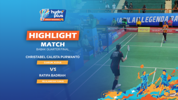 Highlight Match Day 4 - Christabel Calista Purwanto (PB DJarum Kudus) vs Ratifa Badriah (Alamsyah Yunus BC)