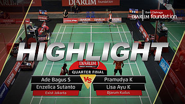 Ade Bagus S/Enzelica Sutanto (Exist Jakarta) VS Pramudya K/Lisa Ayu K (Djarum Kudus)