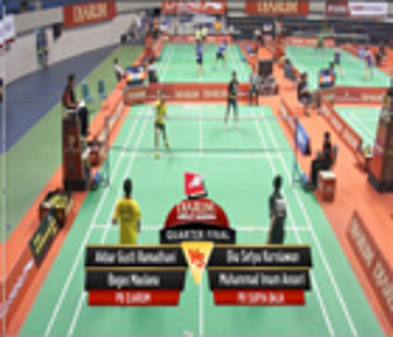 Akbar Gusti R. / Bagas M. (PB DJARUM) VS Eka Setya K. / Muhammad Imam A. (SURYA BAJA) 