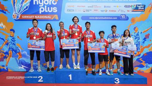 Podium Ganda Dewasa Campuran - HYDROPLUS Sirnas A Jawa Timur 2026