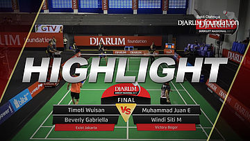Timoti Wuisan/Beverly Gabriella (Exist Jakarta) VS M Juan Elgiffani/Windi Siti Mulyani (Victory Bogor)