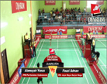 Alamsyah Yunus (PB. PERTAMINA INDONESIA) VS Fauzi Adnan (PB. JAYA RAYA SURYA NAGA) 