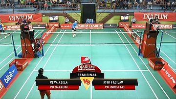 Rena Asela (PB DJARUM) VS Afni Fadilah (PB INDOCAFE)