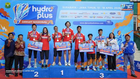 Podium Ganda Dewasa Campuran - HYDROPLUS Sirnas A Jawa Timur 2026