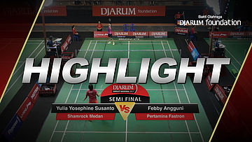 Yulia Yosephine Susanto (Shamrock Medan) VS Febby Angguni (Pertamina Fastron)