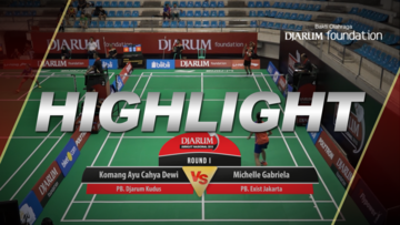 Komang Ayu Cahya Dewi (Djarum Kudus) VS Michelle Gabriela (Exist Jakarta)