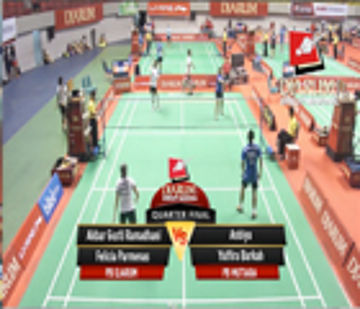 Akbar Gusti R. / Felicia Parmenas (PB DJARUM) VS Anbiya / Yulfira Barkah (PB MUTIARA BANDUNG) 