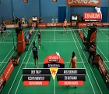 Devi Tika P/Keshya N (SGS PLN BANDUNG) VS Aris Budiharti/Eri Oktaviani (JAYA RAYA JAKARTA) 