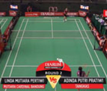 Linda Mutiara Pertiwi (Mutiara Cardinal Bandung) VS Adinda Putri Pratiwi (Tangkas)