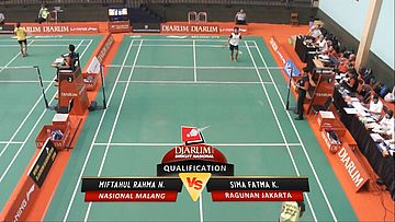 Miftahul Rahma N. (NASIONAL MALANG) VS Sima Fatma K. (RAGUNAN JAKARTA)