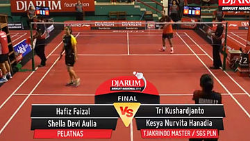 Tri Kushardjanto/Kesya Nurvita Hanadia (TJAKRINDO MASTER/SGS PLN BANDUNG) VS Hafiz Faizal/Shella Devi Aulia (PELATNAS)