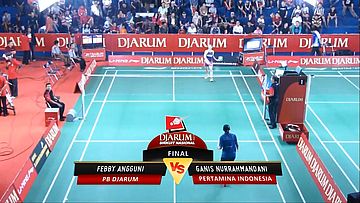 Hafiz Faizal/ Kevin S.S. (PELATNAS) VS Christopher R./ Tri Kusuma W. (JAYA RAYA SURYANAGA)