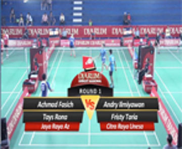 Achmad Fasich/Tays Rona (JAYA RAYA AZ) VS Andry Ilmiyawan/Fristy Taria (CITRA RAYA UNESA)