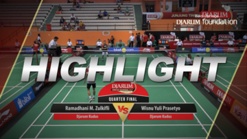 Wisnu Yuli Prasetyo (Djarum Kudus) VS Ramadhani M. Zulkifli (Djarum Kudus)