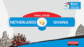 BLIBLI.COM WJC 2017 | FINAL STAGE 33 To 40 | NETHERLANDS vs GHANA | MS