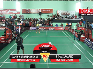 Ganis Nurrahmandani (PB PERTAMINA FASTRON) VS Rena Suwarno (PB JAYA RAYA JAKARTA)