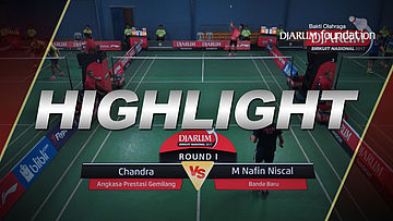 Chandra (Angkasa Prestasi Gemilang Riau) VS Muhammad Nafin N (Banda Baru Batam)