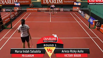 Arieza Rizky Aulia (VICTORY BOGOR) VS Marsa Indah Salsabila (DJARUM KUDUS)