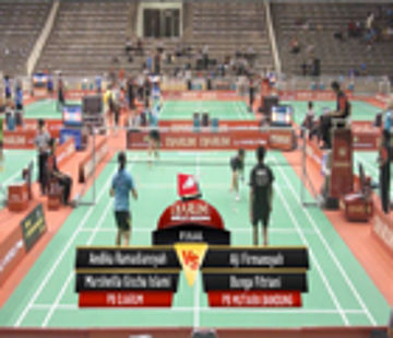 Andika R. h / Marsheilla Gischa I. (PB DJARUM) VS Aji F. / Bunga Fitriani (PB MUTIARA)