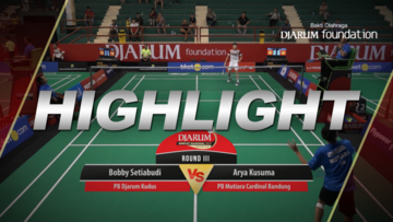 Bobby Setiabudi (Djarum Kudus) VS Arya Kusuma (Mutiara Cardinal Bandung)