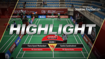Savira Sandradewi (Djarum Kudus) VS Tiara Ayuni Wulandari (Exist Jakarta)