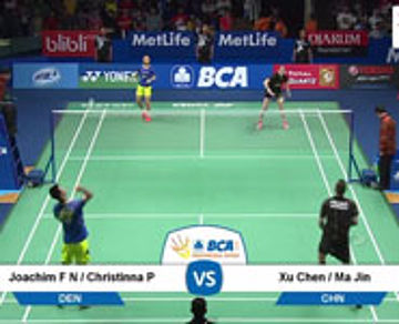 Xu Chen/Ma Jin (CHINA) VS Joachim Fischer N./Christinna Pedersen (DENMARK)