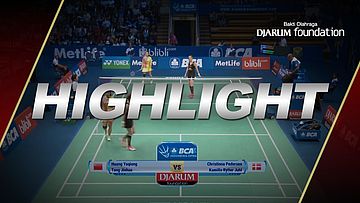 Christinna Pedersen/Kamilla Rytter Juhl (Denmark VS Huang Yaqiong/Tang Jinhua (China)