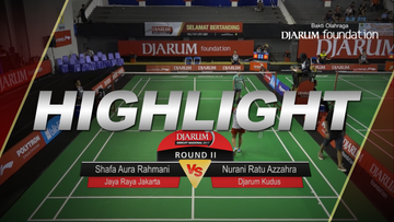Shafa Aura Rahmani (Jaya Raya Jakarta) VS Nurani Ratu Azzahra (Djarum Kudus)