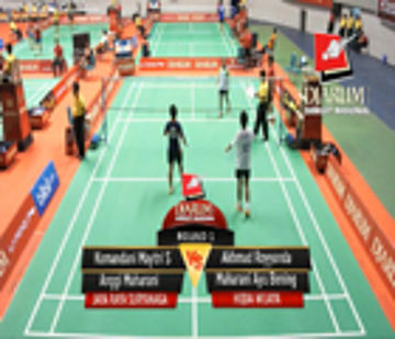 Komandani Maytri Sugiarto / Anggi Maharani (JAYA RAYA SURYANAGA) VS Akhmad Royyanda / Maharani Ayu Brning Pratiwi (HIQUA WIJAYA)