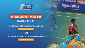 Highlight Match Final - Muhammad Rafa Shirdi / Nawaf Al Ashar (DJARUM, KUDUS) VS La Ode Muhammad Ahsan Kamil / Tristan Geovanni Pardosi (DJARUM, KUDUS)