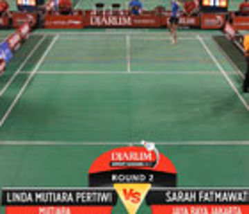 Linda Mutiara Pertiwi (Mutiara Cardinal Bandung) VS Sarah Fatmawati (Jaya Raya Jakarta)
