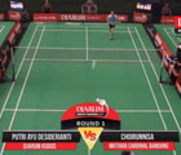 Choirunnisa (Mutiara Cardinal Bandung) VS Putri Ayu D (Djarum Kudus)