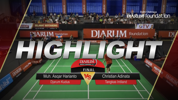 Muh. Asqar Harianto (Djarum Kudus) VS Christian Adinata (Tangkas Intiland)