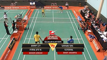 Denny S/ Fitria Ayu (SEMEN GRESIK) VS Giovani D/ Esterina (EXIST JAKARTA)