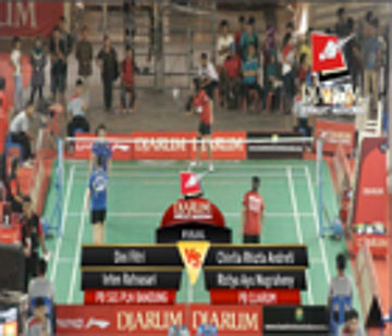 Dini Fitri / Inten Ratnasari (PB SGS PLN BANDUNG) VS Chintia Rhizta A. / Ristya Ayu N. (PB DJARUM)