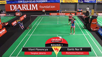 Vioni Florencya (Tangkas Jakarta) VS Ganis Nur R (Pertamina Fastron)