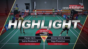 Panjer Aji S/Satria Perdana P (Jaya Raya Jakarta) VS Dimas Satria A/Yoga Prasetyo (CWIBC Tangsel)