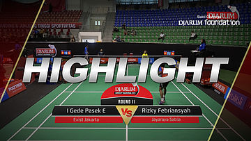I Gede Pasek Ekayana (Exist Jakarta) VS Rizky Febriansyah (Jayaraya Satria)