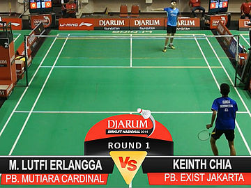M. Lutfi Erlangga (PB. MUTIARA CARDINAL) VS Keinth Chia (PB. EXIST JAKARTA)