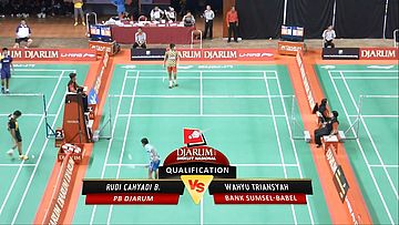 Rudi Cahyadi B (PBDJARUM) VS Wahyu Triansyah (BANK SUMSEL-BABEL) 